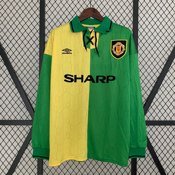 Tailandia Camiseta Manchester United Replica Tercera Ropa ML Retro 1992 1994